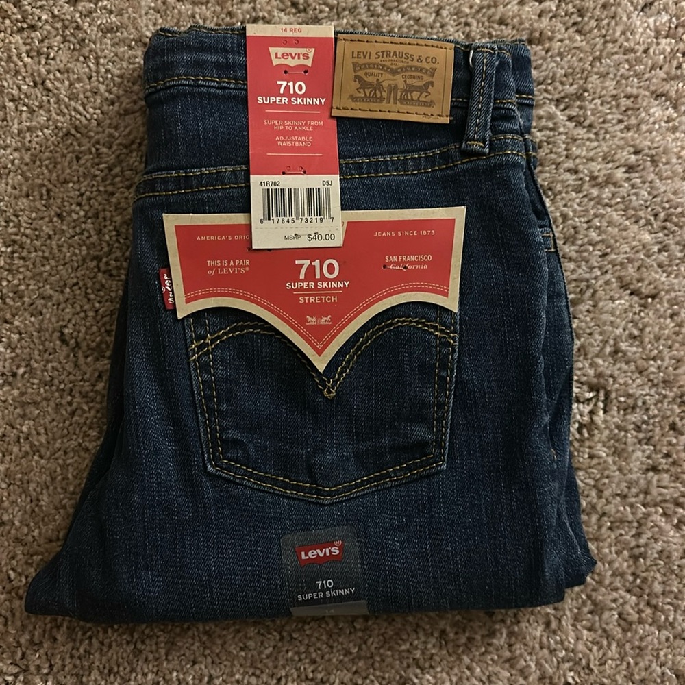 levi super skinny jeans youth